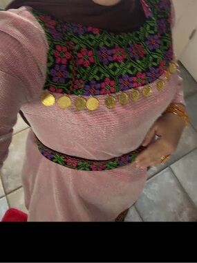 Embroidered Floral dress . Henna party